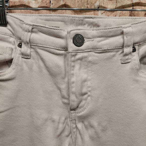 Kut from the Kloth BARDOT Skinny Boyfriend Crop Jeans Back Pocket Flaps - Picture 6 of 15